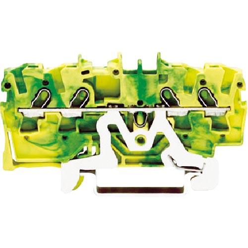 【SALE価格】WAGO スプリング式中継端子台 2001シリーズ4線式用 アース用 ( 2001-...