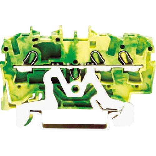 【SALE価格】WAGO スプリング式中継端子台 2002シリーズ3線式用 アース用 ( 2002-...