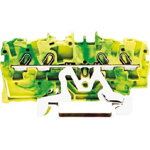【SALE価格】WAGO スプリング式中継端子台 2002シリーズ4線式用 アース用 ( 2002-...