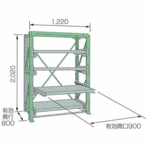 【SALE価格】KDS スライドラック ( SSR10-2009-4HT ) ムラテックKDS(株)｜orangetool