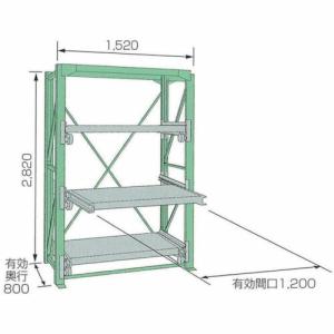 【SALE価格】KDS スライドラック ( SSR10-2812-3HT ) ムラテックKDS(株)｜orangetool