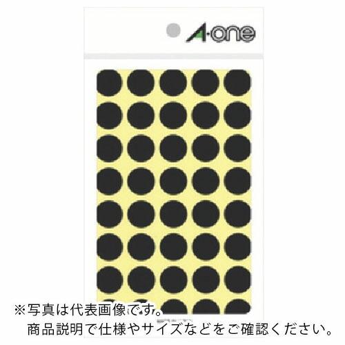 【SALE価格】3M エーワン[[TM上]] カラーラベル 丸型 15mmΦ 黒 (14枚入) ( ...