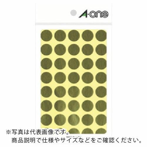【SALE価格】3M エーワン[[TM上]] カラーラベル 丸型 15mmΦ 金 (8枚入) ( 0...