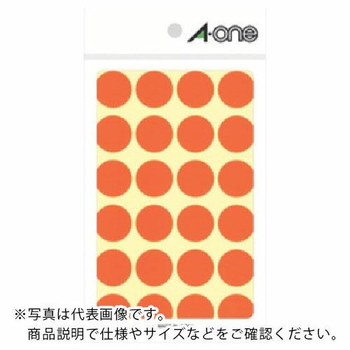 【SALE価格】3M エーワン[[TM上]] カラーラベル 丸型 20mmΦ 橙 (14枚入) ( ...