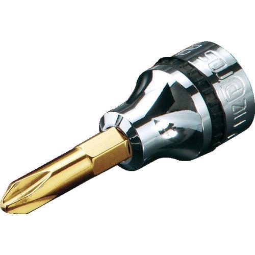 【SALE価格】nepros 9.5sq.クロスビットソケット 刃先No.2 差込角9.5mm 全長...