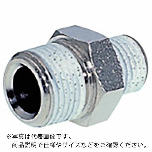 【SALE価格】チヨダ 異径ニップルメッキ付 R1/8・R1/4 ( D-1M-2M-N ) 千代田...
