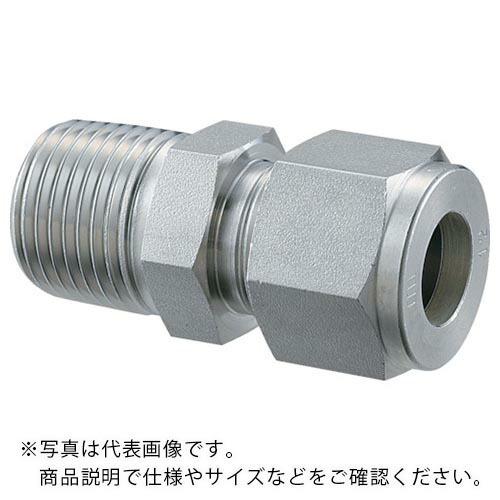 フジトク SUS316製ハーフユニオン Φ15×3/8B ステンレス管用 Wフェルールフィッティング...
