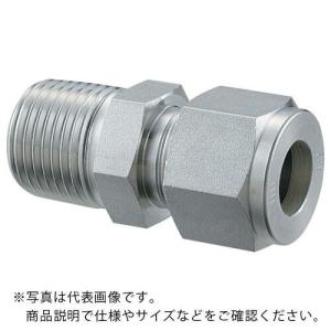 フジトク SUS316製ハーフユニオン Φ15×1/2B ステンレス管用 Wフェルールフィッティング  ( MC-15-4 )｜orangetool
