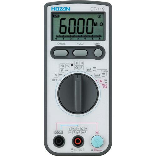 HOZAN デジタルマルチメータ  ( DT-119 ) ホーザン(株)