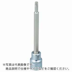 TONE ヘックスローブソケット ロングトルクスソケット(強力タイプ) T55 先端寸法11.17mm ( 4TX-T55L ) TONE(株)｜orangetool