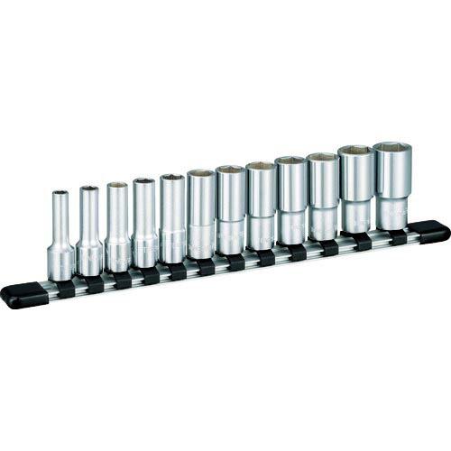 TONE ディープソケットセット(インチ) (6角・ホルダー付) 吋目 12pcs 差込角9.5mm...