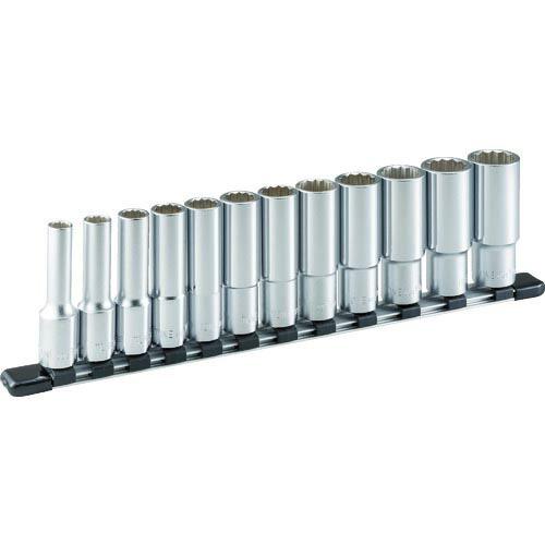 TONE ディープソケットセット(12角・ホルダー付)インチサイズ 12pcs ( HDBL412 ...