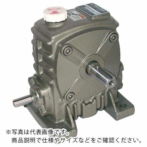 マキシンコー 一段ウォーム減速機 入力容量0.29kW  ( B 50 R 60 )