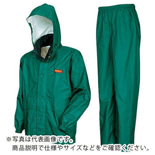 カジメイク エントラントレインスーツ グリーン 3L ( 7200-56-3L ) (株)カジメイク