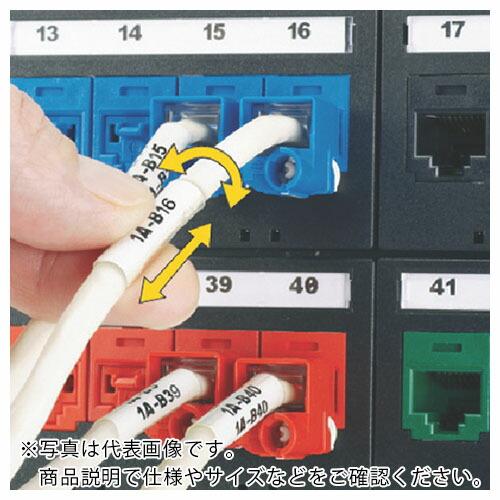 PANDUIT ( パンドウイット )　熱転写ハンディプリンタ用回転ラベル　白　印字部２５．４ｍｍｘ...