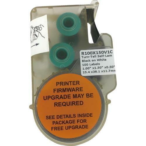 PANDUIT ( パンドウイット )　熱転写ハンディプリンタ用回転ラベル　白　印字部２５．４ｍｍｘ...