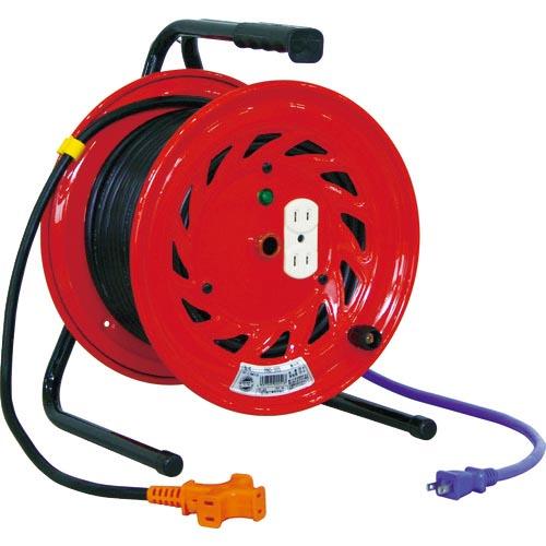 NICHIDO 電工ドラム びっくリール アースなし 30m ( RND-30S (コンセント5ケツ...
