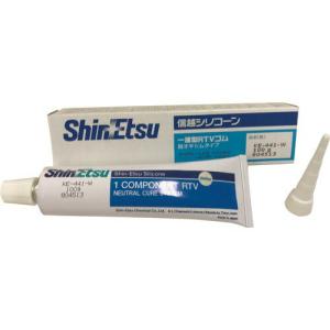 信越 一般工業用シリコーンシーリング剤 100g ホワイト ( KE441-100-W ) 信越化学工業(株)｜orangetool
