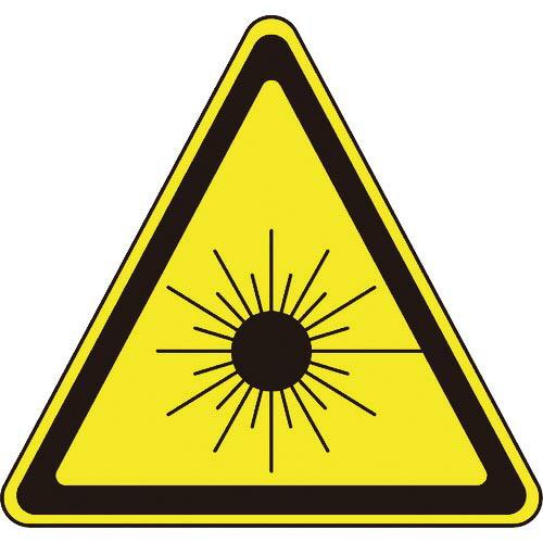 緑十字 レーザステッカー標識 レーザ-A(大) 50mm三角 10枚組 オレフィン ( 027107...