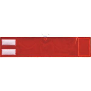 緑十字 ビニール製腕章 赤無地/高輝度反射タイプ 腕章-300(赤) 90×400mm 軟質エンビ ( 140304 ) (株)日本緑十字社｜orangetool