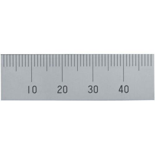 シンワ マシンスケール50mm上段左基点目盛穴無 ( 14127 )