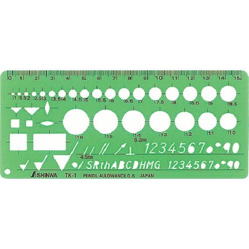 シンワ テンプレートTK-1 ( 66027 )