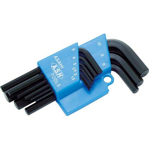 【SALE価格】ASH 六角棒レンチセット9本組 ( AWS0990 ) 旭金属工業(株)