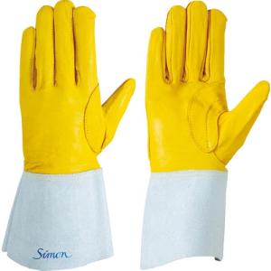 【SALE価格】シモン アルゴン溶接手袋  アルゴン黄 ( CGS-123Y ) (株)シモン｜orangetool