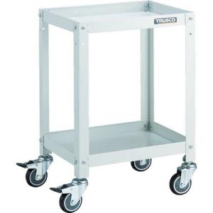 TRUSCO ツールワゴン ラビットワゴン 400X350 ウレタン車輪 ホワイト ( RBW-642U W ) トラスコ中山(株)｜orangetool