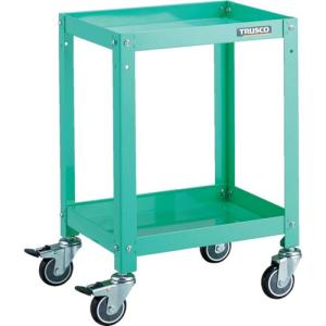 TRUSCO ツールワゴン ラビットワゴン 400X350 ウレタン車輪 ヤンググリーン ( RBW-642U YG ) トラスコ中山(株)｜orangetool