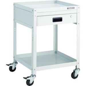 TRUSCO ツールワゴン ラビットワゴン 500X500 引出1段付 ゴム車輪 ホワイト ( RBW-752V W )｜orangetool