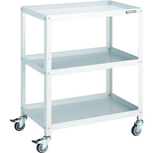 TRUSCO ツールワゴン ラビットワゴン 700X450 ウレタン車輪 ホワイト ( RBW-97...