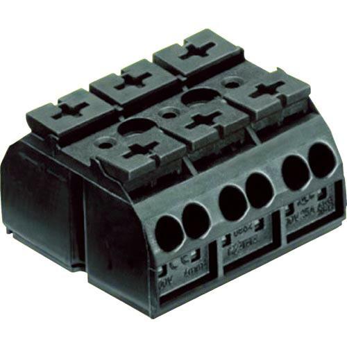 WAGO スプリング式中継端子台 WTBシリーズ 4線式3極 (10個入) ( WTB30-3 ) ...