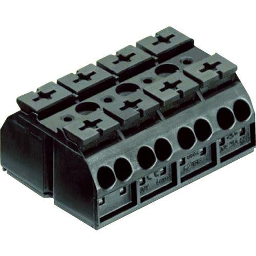 WAGO スプリング式中継端子台 WTBシリーズ 4線式4極 (10個入) ( WTB30-4 ) ...