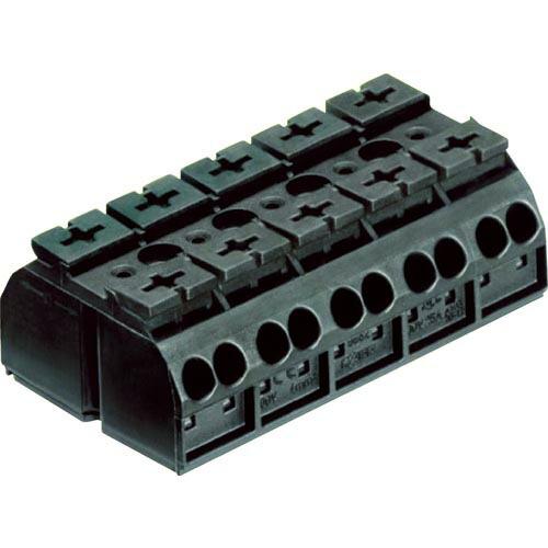 WAGO スプリング式中継端子台 WTBシリーズ 4線式5極 (10個入) ( WTB30-5 ) ...