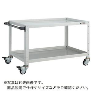 TRUSCO ツールワゴン バーディワゴン 900X600XH600 2段 ホワイト ( BDW-692-W )｜orangetool