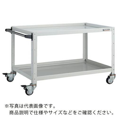 TRUSCO ツールワゴン バーディワゴン 900X600XH600 2段 ホワイト ( BDW-6...