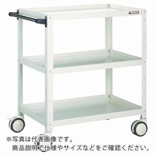 TRUSCO ツールワゴン バーディワゴン 900X600XH740 ウレタン双輪 ホワイト ( B...