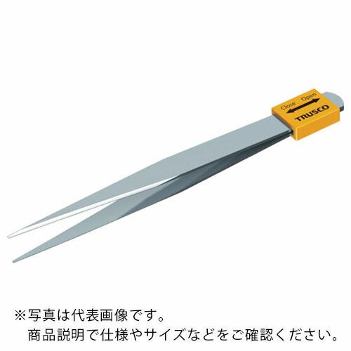 TRUSCO ステンレス製ピンセット 開閉キャップ付 AA150 ( TSPC-27 ) トラスコ中...