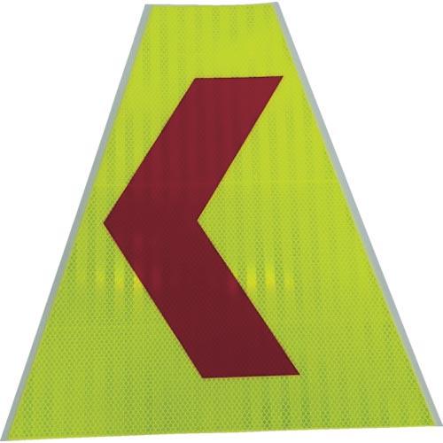 仙台銘板 プリズムコーンカバー反射両面 KKB-30L 左矢印 ( 3137100 )