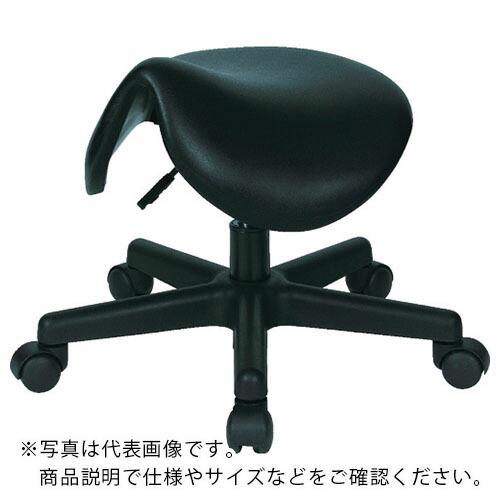 TRUSCO 作業用チェア サドル型 ガス調整式 Φ380XH310-370 ( WCS-380 )...