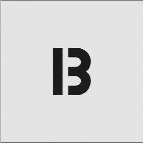 IM ステンシル B 文字サイズ50×40mm ( AST-B5040 ) (株)アイマーク