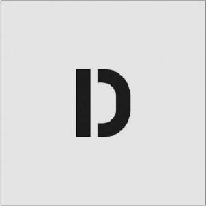 IM ステンシル D 文字サイズ50×40mm ( AST-D5040 ) (株)アイマーク｜orangetool