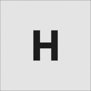 IM ステンシル H 文字サイズ50×40mm ( AST-H5040 ) (株)アイマーク｜orangetool