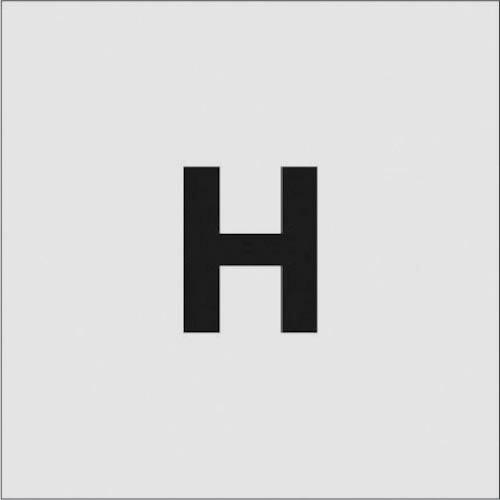IM ステンシル H 文字サイズ50×40mm ( AST-H5040 ) (株)アイマーク