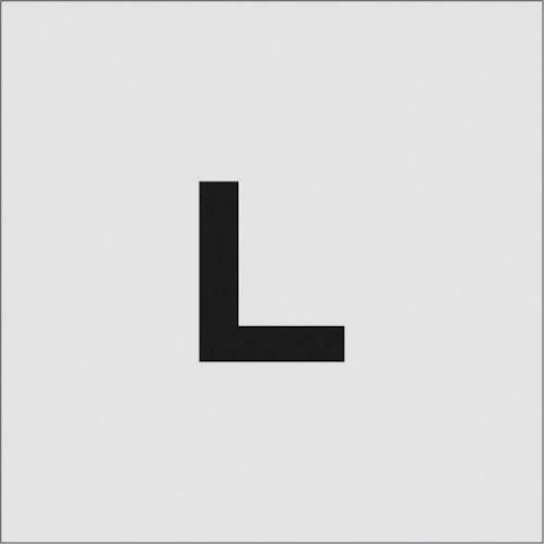 IM ステンシル L 文字サイズ50×40mm ( AST-L5040 ) (株)アイマーク