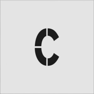 IM ステンシル C 文字サイズ100×65mm ( AST-C10065 ) (株)アイマーク｜orangetool