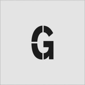 IM ステンシル G 文字サイズ100×65mm ( AST-G10065 ) (株)アイマーク｜orangetool