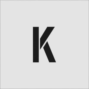 IM ステンシル K 文字サイズ100×65mm ( AST-K10065 ) (株)アイマーク｜orangetool