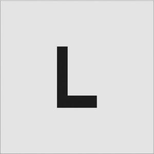 IM ステンシル L 文字サイズ100×65mm ( AST-L10065 ) (株)アイマーク｜orangetool